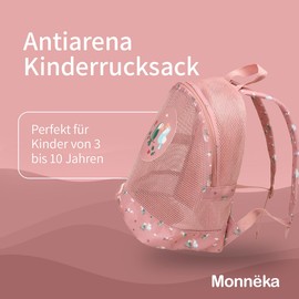 Monnëka Sand Resistant Backpack | Lightweight and Breathable | Quick Drying | Adjustable and Padded Shoulder Straps | Perfect for Towels and Beach Toys, Tucan