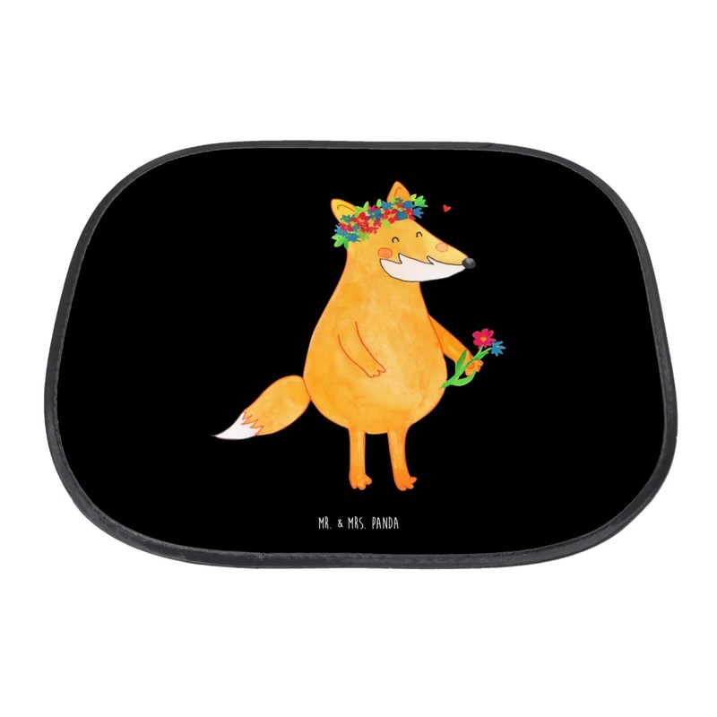 Mr. & Mrs. Panda Car Sun Shade Fox Flowers -