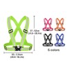 Kellegour 5 Pack Reflective Vest Running Gear,Reflective Running Vest Gear,Straps