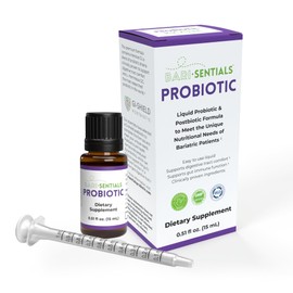 Barisentials Bariatric Liquid Probiotic and Postbiotic Premium Formula - Clinically Researched - Essential for Digestive Health and Immunity Post-Surgery, Low Volume Dose, 15mL