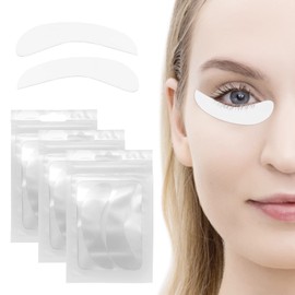Libeauty 3 Pairs Reusable Eyelash Extension Eyepad Eyelash Lift/Tint Under Eye Gel Pad Patch Kit Soft Skin