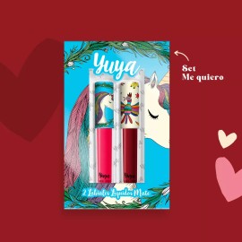 Yuya Set De Dos Labiales Liquidos Mate Yuya Me Quiero