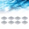 8Pcs Heat Sink Cooling Heatsink Cooler Aluminium Alloy 50x50x15mm Accessory