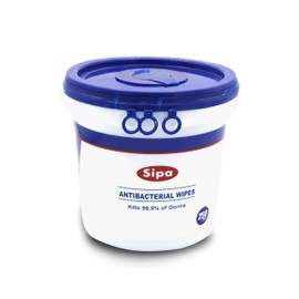 SIPA Hand Sanitizing Wipes 250 WIPES/BUCKET will Refills (1 BUCKET 3 REFILLS)