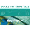 Sockwell Men's Camp Stripe Crew Sock, Charcoal, L/XL, Dark Grey,