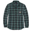Carhartt Men's Long-Sleeved Shirt Flannel L, S Plaid Shirt, Colour: