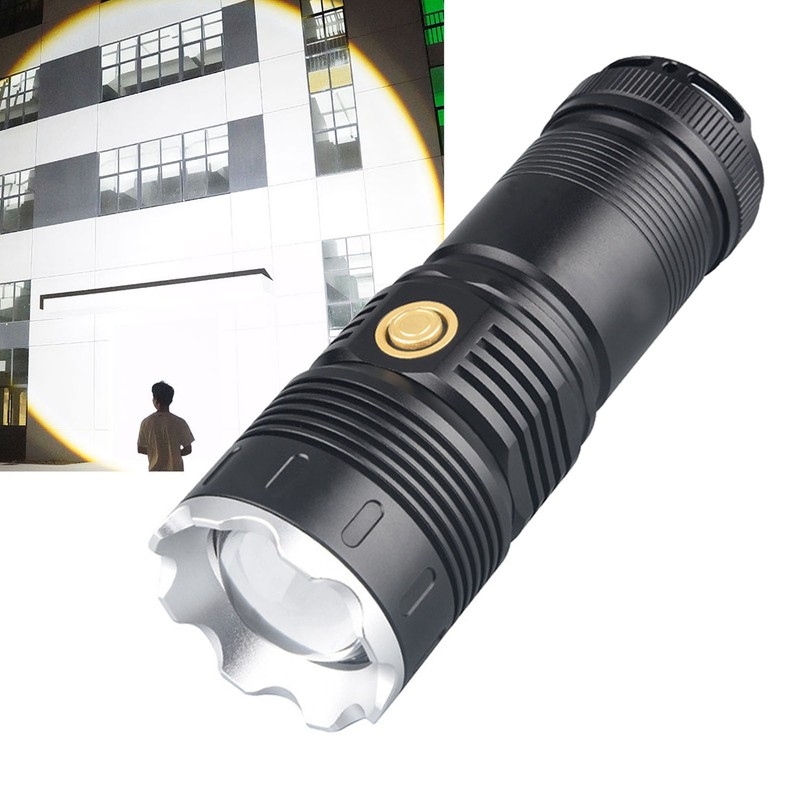 LED Flashlight High Brightness Rechargeable Waterproof Handheld Flashlight for Outdoor