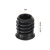 sourcing map 50Pcs Threaded Inserts, M8-1.25x15 Zinc Plated Carbon Steel