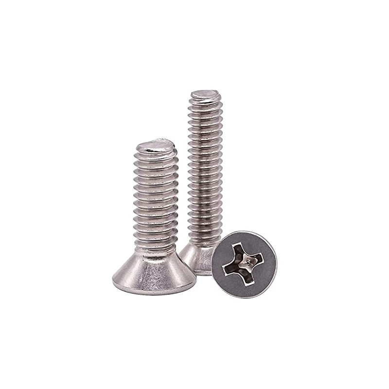 M5 x 20 Stainless Steel Countersunk Machine Screws, Phillips Screws,
