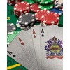 YIMINGOUFEI Foil Plastic Waterproof Poker Cards, Magic Game Playing Deck