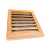 Miller Shingle Rectangle Clear Cedar Vent, Flush Mount - 12
