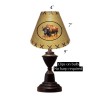 Lamps Etc Rustic Western Clip-On Lamp Shade BUFFALO BISON Decal