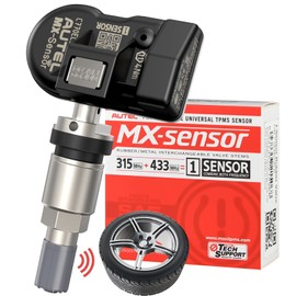 Autel TPMS Sensor 1-Sensor, MX-Sensor 315MHz + 433MHz Metal Valve, Programmable Universal Specially Built for OEM Sensors Replacement, Work with Autel TPMS Tool TS408S TS501 PRO TS508WIFI MK808S-TS