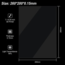 HIKUDIY - 6 películas de lanzamiento de película FEP para ELEGOO Mars 5 Ultra/Mars 4/Mars 4 Ultra/Saturn/Saturn S/Mars 3 Pro/Photon overol X/Photon overol X2/Photon overol X 6K/Photon M3/M3 Plus/Sonic