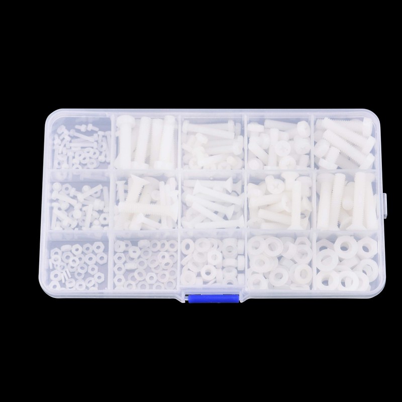 FPVDrone M2 M2.5 M3 M4 M5 M6 Nylon Screws Nuts
