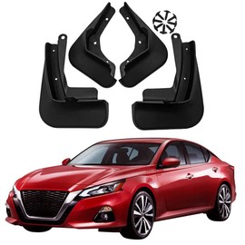 Car Mud Splash Guards Mud Flaps Fender Kit for Nissan Altima 2019 2020 2021 2022 2023 2024 Mudguard Automotive Accessories Front and Rear 4-PC Set