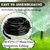 TBPA 1/2in. Drip Irrigation Tubing - 50FT Drip Line Irrigation