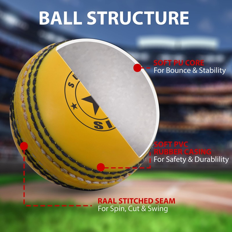 SPIN FIRST Soft & Safe Indoor Outdoor Incrediball Cricket Balls!