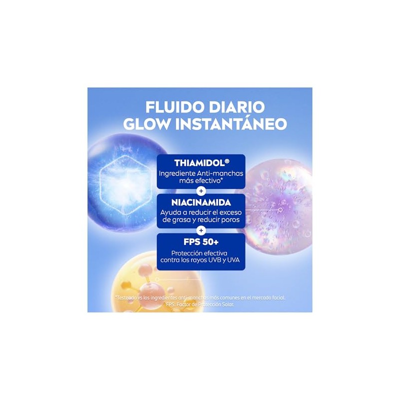 NIVEA Fluido Diario Luminous 630 Skin Glow con FPS 50,