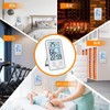 GXSTWU Digital Temperature and Hygrometer, Indoor Thermometer, Wall Mounted, Tabletop,