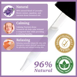 Purifect Soothing Lavender Facial Serum, Naturally Relaxes Skin for Radiant and Glowing Skin 30ml