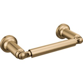 Delta Saylor (1-Pack) Wall Mounteded Pivot Arm Toilet Paper Holder in Champagne Bronze, Gold Bathroom Accessories 73550-CZ