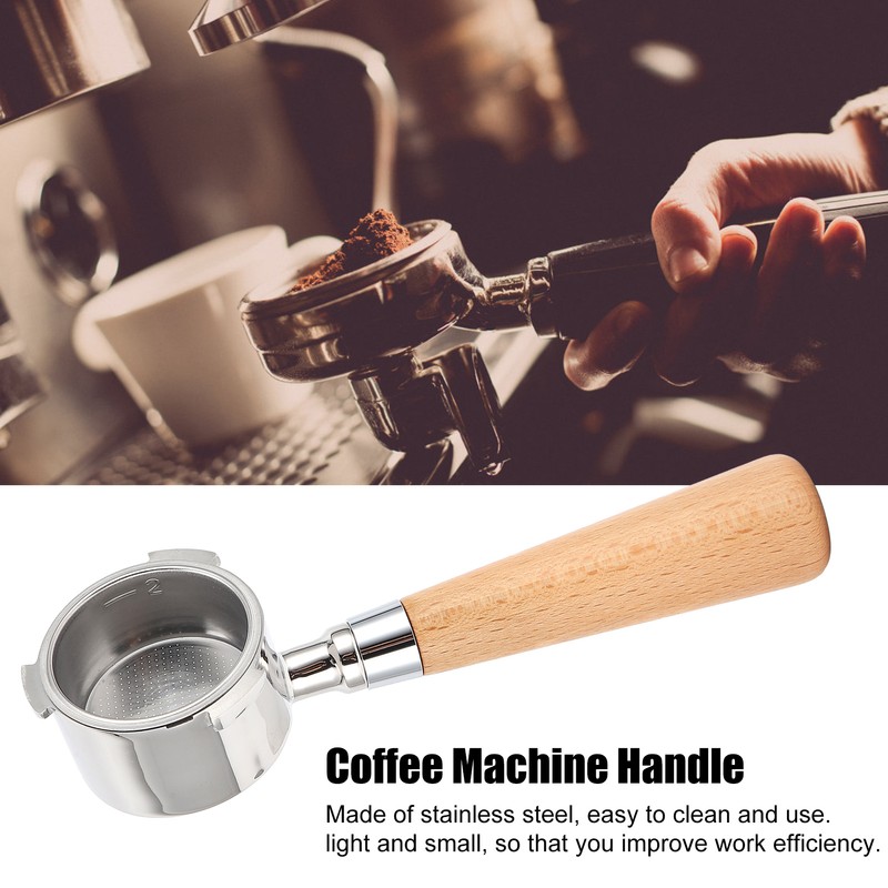 Coffee Bottomless Portafilter Stainless Steel Filter Holder Basket Replacement Tool