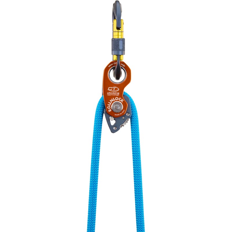 Climbing Technology Unisex Adult Rollnlock, Anthracite/Orange Locks, One Size