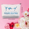 TSOTMO Figure Skating Gift Figure Skating Zipper Pouch for Ice