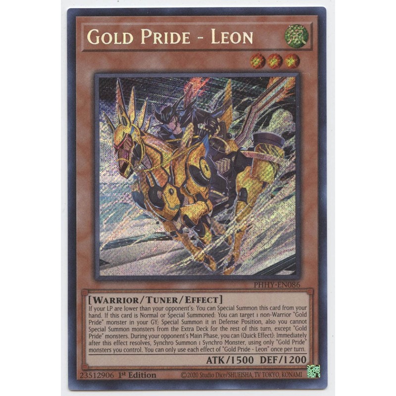 Gold Pride - Leon - PHHY-EN086 - Secret Rare -