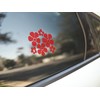 Daisy Flower Daisies Vinyl Cutout Sticker Rub On Decal 4.5-by-5