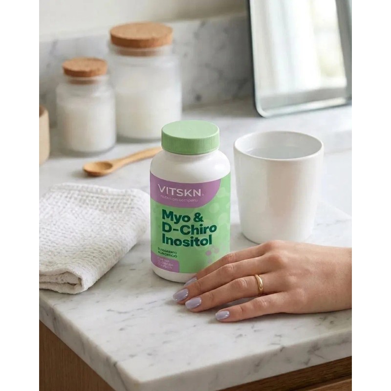 Myo Chiro Inositol Skin Vit Súper Relación Suplemento Diseñado Mujeres
