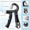 5 Pack Grip Strength Trainer with Finger Exerciser, Hand Grip