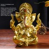 Indian Ganesha Statue Elephant Hindu God Sculpture Resin Decorative Indian