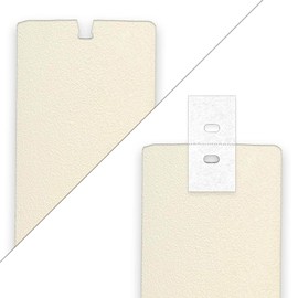 30 Sets (60 Pcs) Vertical Blinds Replacement Slats Panels, Vertical Blind Repair Tabs Kit, Clear Apartment Blinds Replacement Fixers, Horizontal Blinds Replacement Parts