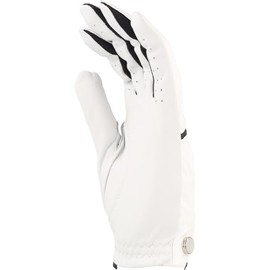 Merchants of Golf Men's Tour X Deluxe Leather/Synthetic Gloves - White - MD RH Glove