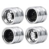 AXspeed 4pcs Metal Rear Wheel Rims Wheel Hubs for 1:14