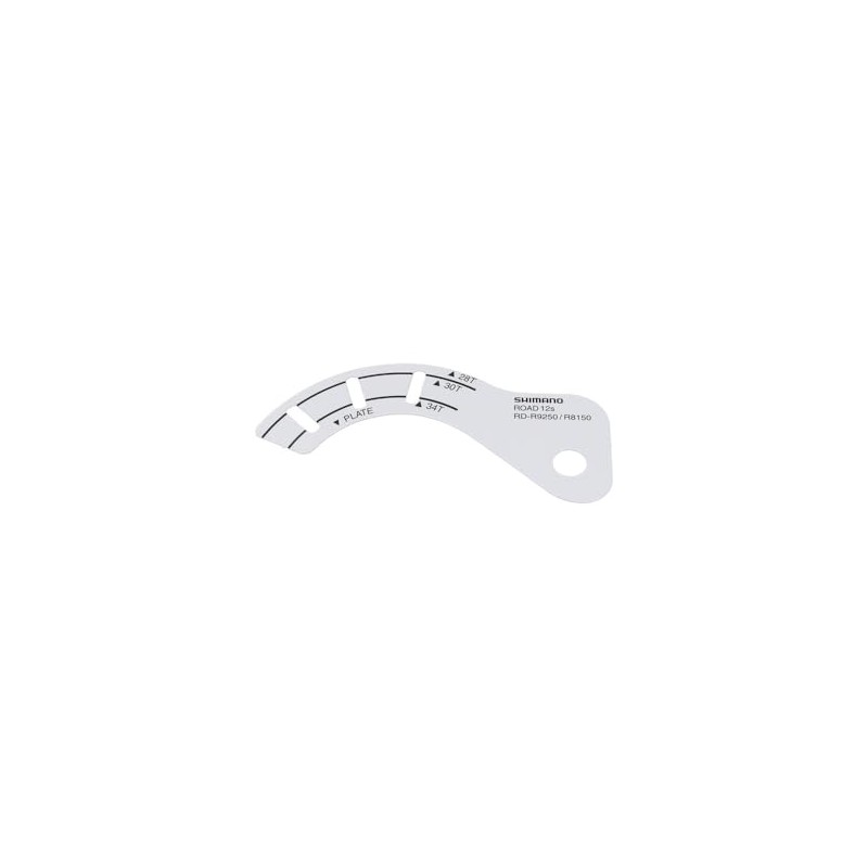 SHIMANO Unisex Y3gk89600 RD-R9250 Guide Wheel Adjustment Gauge, Black