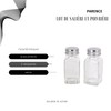 PARENCE. - Set of Traditional Salt and Pepper Shakers -