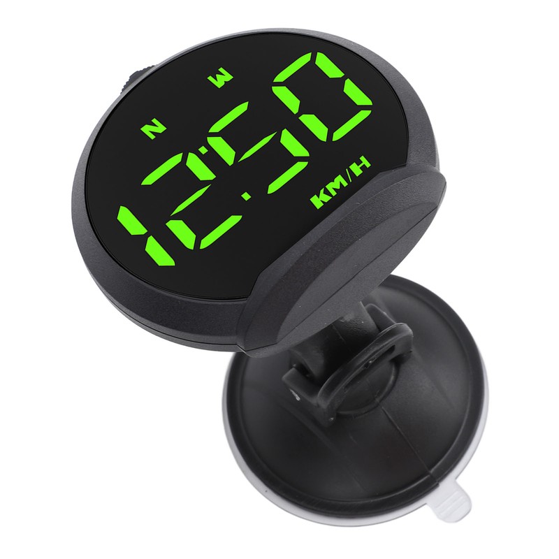 GPS HUD Speed Direction Driving Distance Overspeed Alarm Multifunctional Universal