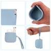 2 pcs Silicone Dog Treat Pouch Portable Pet Snack Pouch