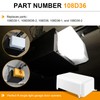 Garage Door Openers 108D36 Light Cover Replacement for LiftMaster and