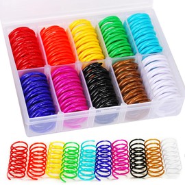 40Pcs 10 Colors Box Stored Springs for Indoor Cats, Cats Coil, Cat Interactive Toys, Cat Swatting Toy, Self-Play Toys, Hunting Toy, Kitten Spring