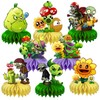 8Pcs Plants Theme Table Centerpiece, Plants Party Supplies for Kids