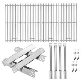 740-0781 Grill Parts for KitchenAid 740-0781 750-0781 720-0856V 720-0856, Cooking Grate, Heat Plate & Burner Kit for Kitchenaid Grill Replacement Parts 740-0781 NEX13000399A0