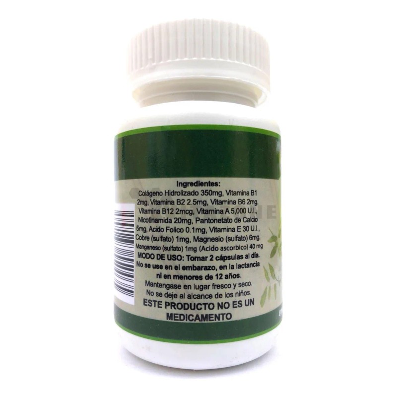 Colágeno Hidrolizado 60 Caps De 500 Mg Green House.