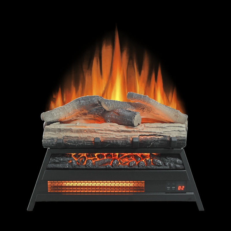 Electric Fireplace Insert 23-Inch With 3D Log Set Infrared Heater