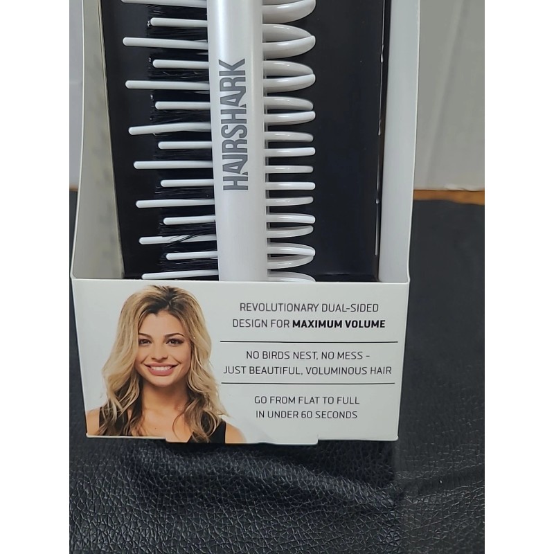 HAIRSHARK Pro Backcomber Volumizer 3-in-1 Volume Hair Brush Two-Sided