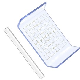 DEVENTORZ Clay Press Plate, Stretching Rod Set, Clay Plate, Pottery, Carving, Craft, Clay Tool, Measurement, U-Shaped, Durable, DIY Tool, Handmade for Beginners