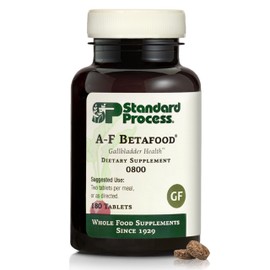 Standard Process A-F Betafood Gallbladder Health Dietary Supplement - Gluten-Free, Non-Dairy, & Non-Soy - Gallbladder Function & Liver Care - 360 Tablets